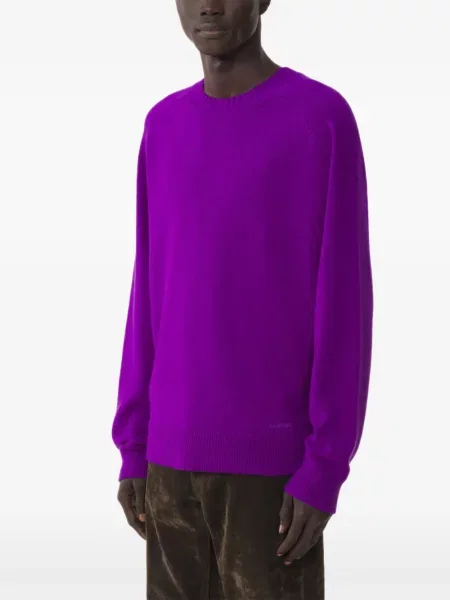 Pulover Lanvin din cașmir cu autograf violet