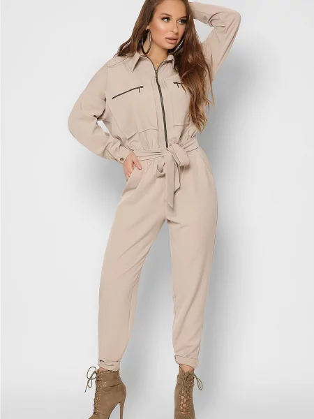 CARICA Комбінезон бежевий