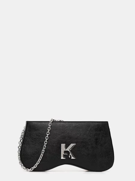 Чанта за през рамо Karl Lagerfeld Jeans черно