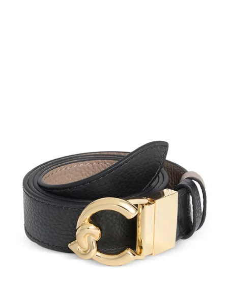 Curea Coccinelle din piele negru