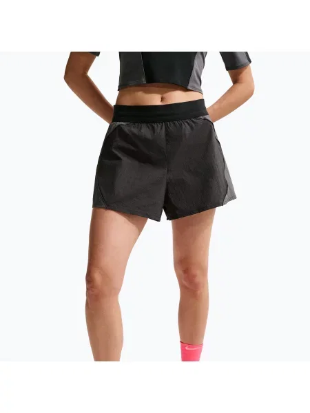 Шорти Nike Swift UV Repel High-Waisted black/iron grey чорні