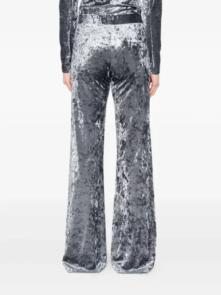 Pantaloni Forte_forte de catifea albastru