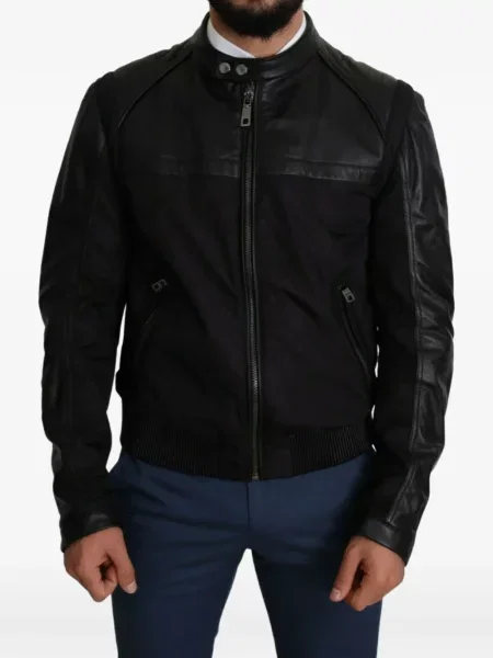Geanta de piele Dolce & Gabbana negru