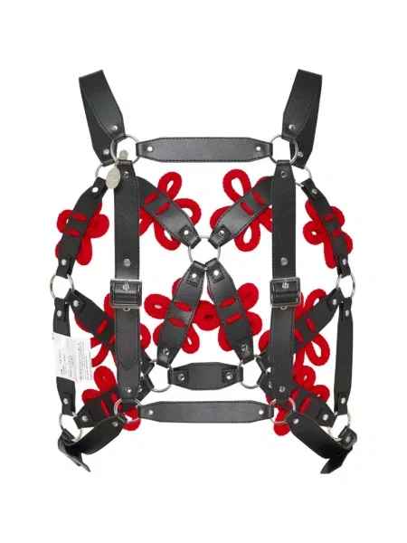 Top Noir Kei Ninomiya cu model floral cu aplicații negru