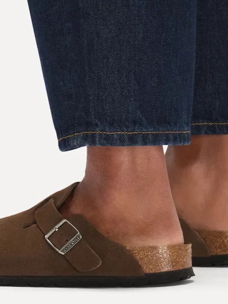 Замшевые шлепанцы Birkenstock