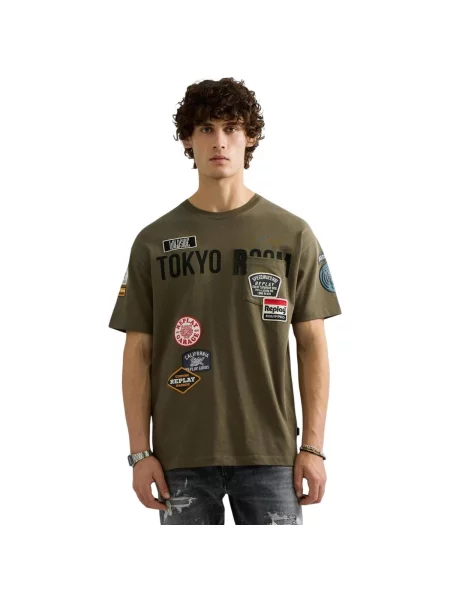 Tricou Replay verde