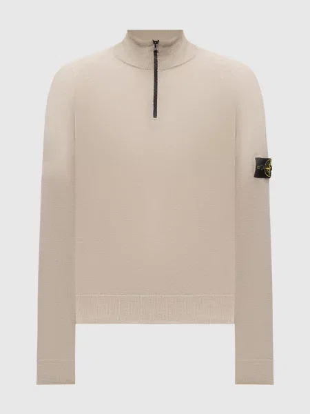 Джемпер кольору хакі з вовною Stone Island