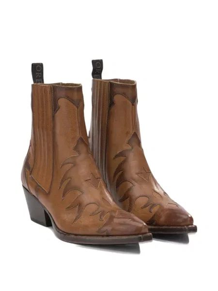 Botine Sartore din piele maro