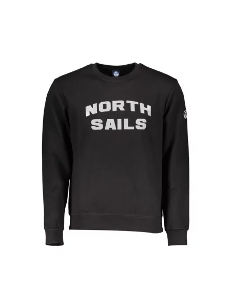 Bluza North Sails z długim rękawem żakardowa czarna