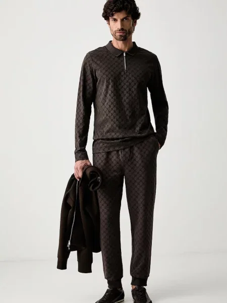 Tricou cu mânecă lungă Joop! maro