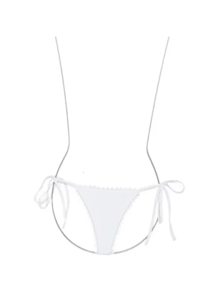 Bikini Jacquemus wiązane białe