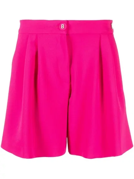 Pantaloni scurți Blugirl plisate roz