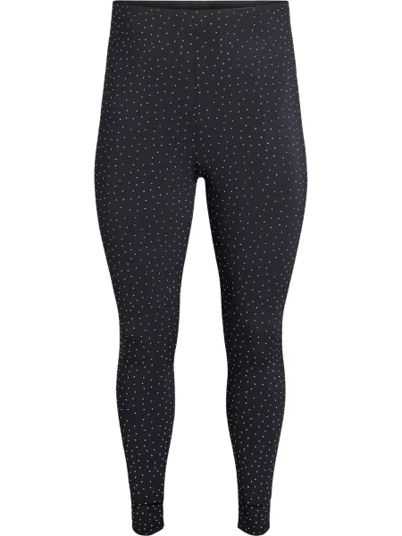 Zizzi Leggings negru alb