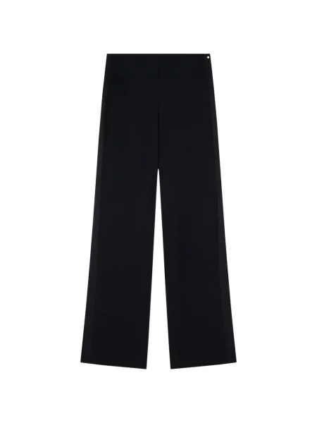 Pantaloni Armani Exchange din satin negru