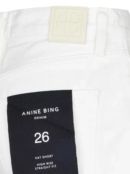 Дънкови шорти Anine Bing с автограф