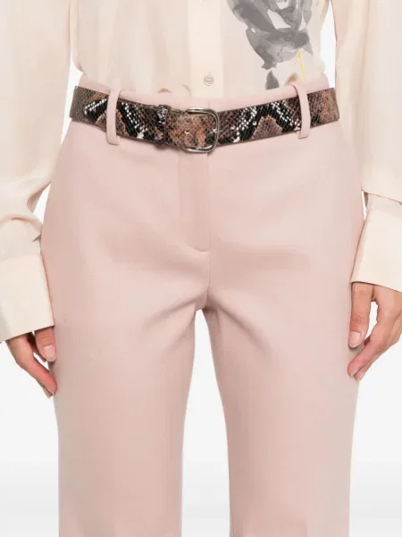 Pantaloni Ermanno Scervino de lână roz
