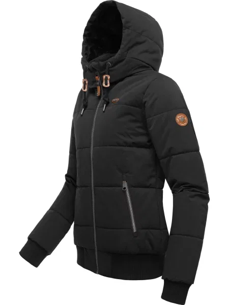 Ragwear Geacă funcțională Nuggys Solid' negru