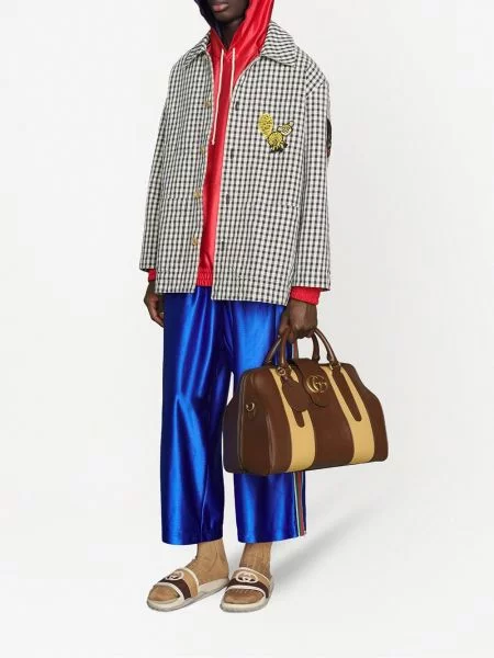 Plačiakojis kelnės Gucci mėlyna