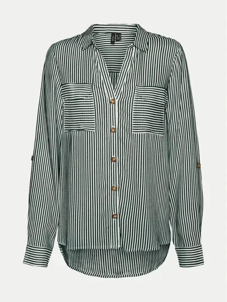 Vero Moda Cămașă Bumpy verde