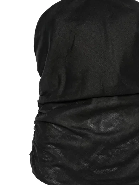 Bluzka Semicouture z dekoltem halter czarna