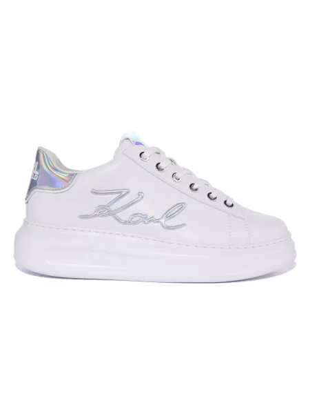 Sneakersy KARL LAGERFELD białe