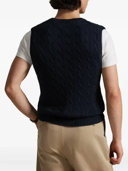 Ριγέ polo Polo Ralph Lauren με κουκούλα με αυτόγραφο λευκό