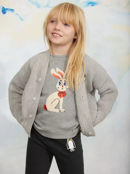 Mini Rodini футболка дитяча Rabbits