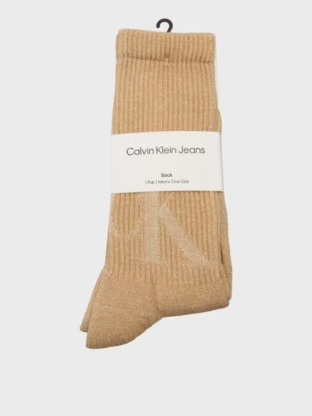 Шкарпетки Calvin Klein Jeans бежеві