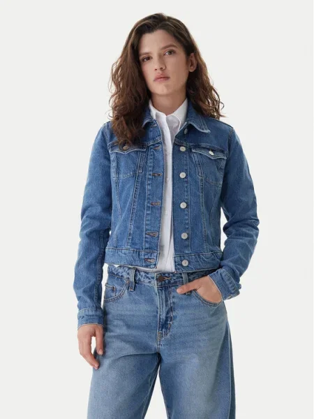 Tommy Jeans Farmer kabát Vivianne kék