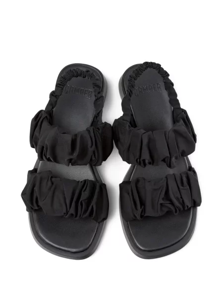 Sandale Camper cu volane negru
