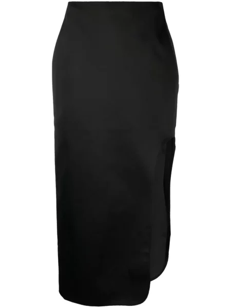 Fusta maxi By Malene Birger cu crăpătură negru