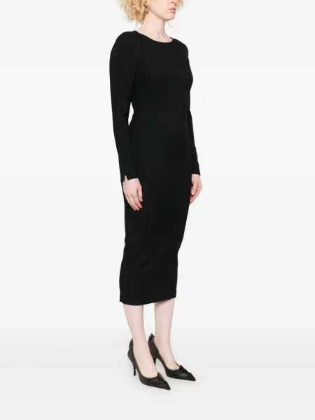 Rochie maxi Pinko lungă de costum negru