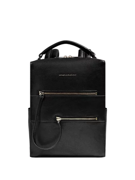 Rucsac Piquadro din piele negru