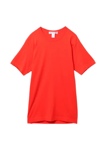 Kerek nyakú póló Comme Des Garçons Shirt narancsszínű