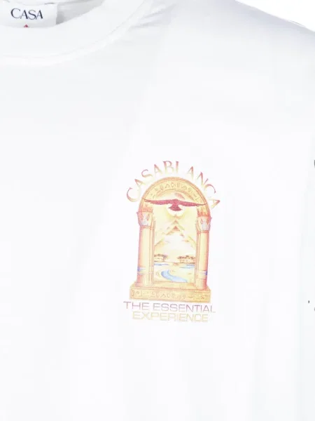 Tricou Casablanca cu imagine alb