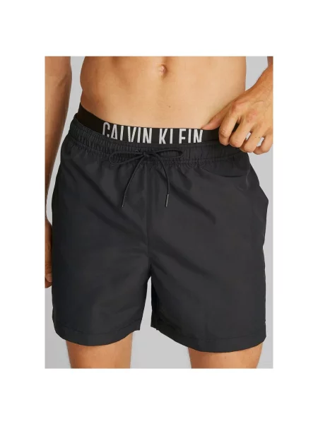 Plavecké šortky Calvin Klein Intense Power Medium Double WB pvh black černé