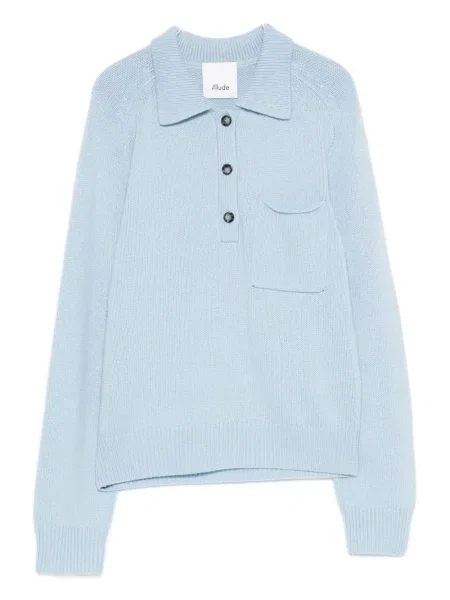 Tricou polo Allude albastru