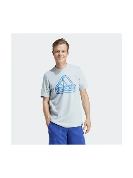 Tricou Adidas cu autograf albastru