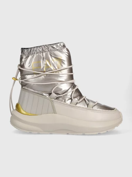 Зимові чоботи Emporio Armani срібний