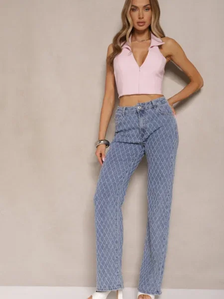 Blugi Tuvielle Albaștri albastru