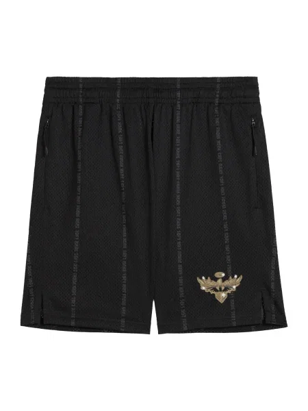 PUMA Sportovní kalhoty Melo Alwayz On 1 žlutá / tmavě šedá černá