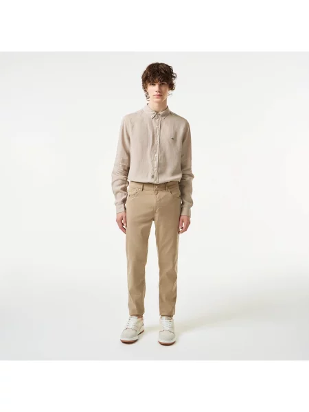 Брюки Lacoste бежевые