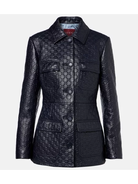 Geanta de piele Gucci albastru