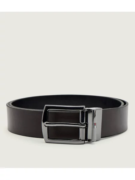 Curea din piele Tommy Hilfiger maro