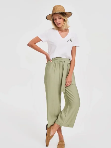 Pălărie Marisse de paie alb