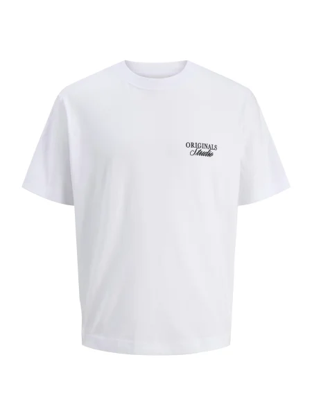 Jack & Jones Tricou Norrebro Typo alb