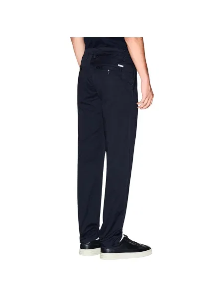 Pantaloni Eax albastru