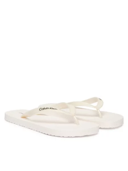Pántos papucs Calvin Klein fehér