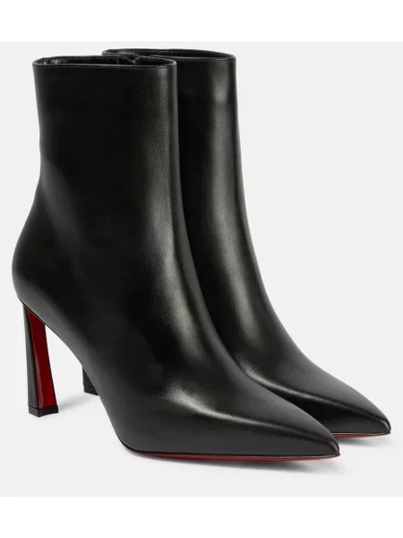 Cizme scurte Christian Louboutin din piele negru