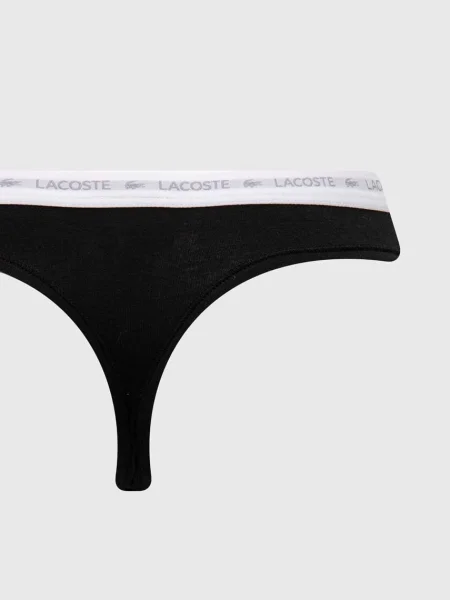 Tanga Lacoste černá